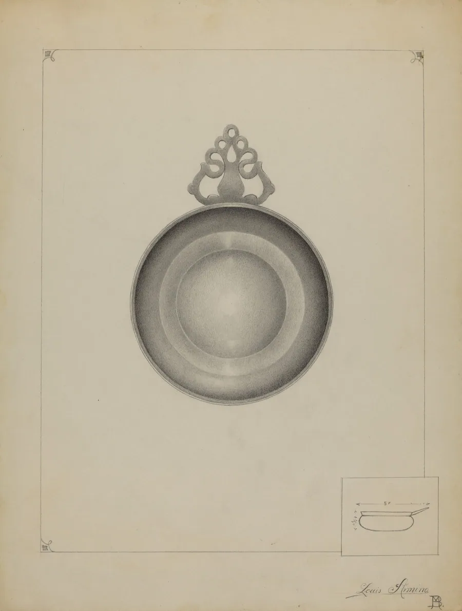 Pewter Porringer by Louis Annino