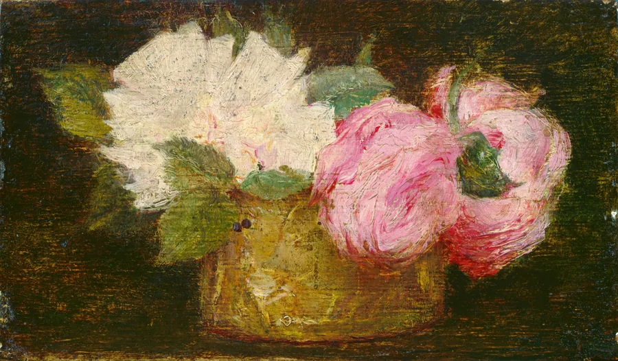 Roses in a Vase by French 19th Century