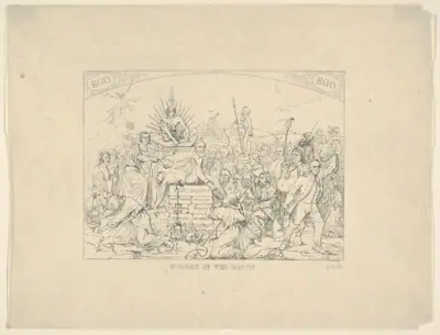 Worship of the North (from Confederate War Etchings)