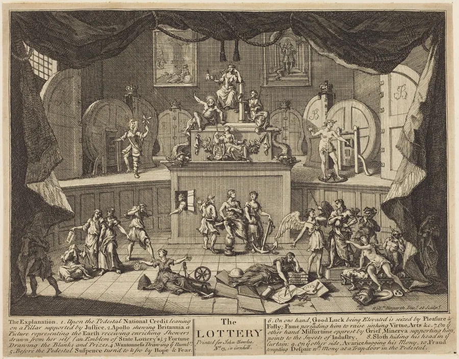 The Lottery by William Hogarth