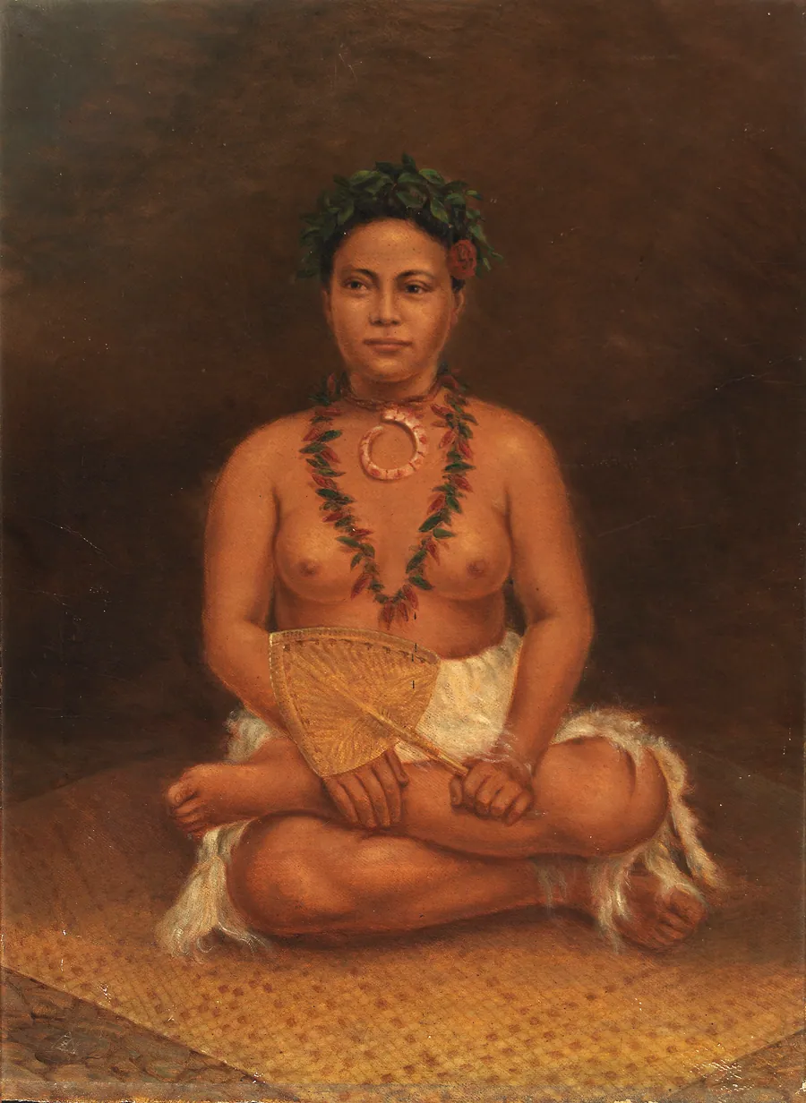 Samoan Woman by Antonion Zeno Shindler, 1813 Bulgaria-died Washington, DC 1899