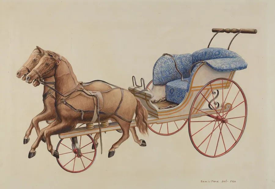 Doll Carriage by Samuel W. Ford