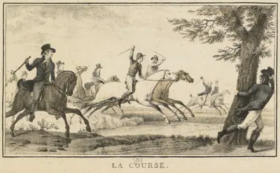 Racing Scenes: The Race (Scènes Hippiques: La course)