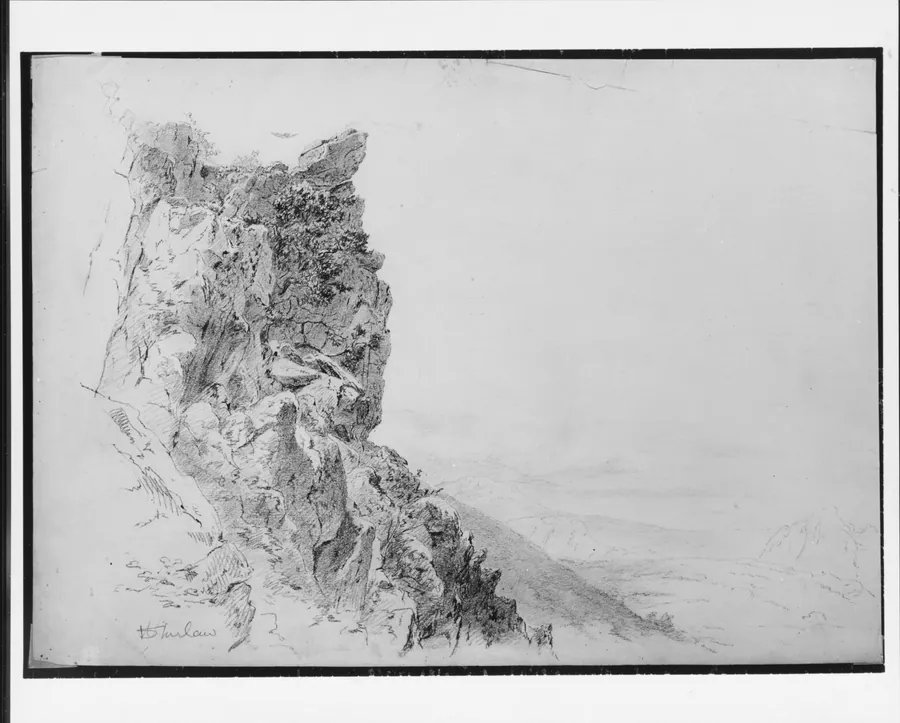 Cliffs by Walter Shirlaw