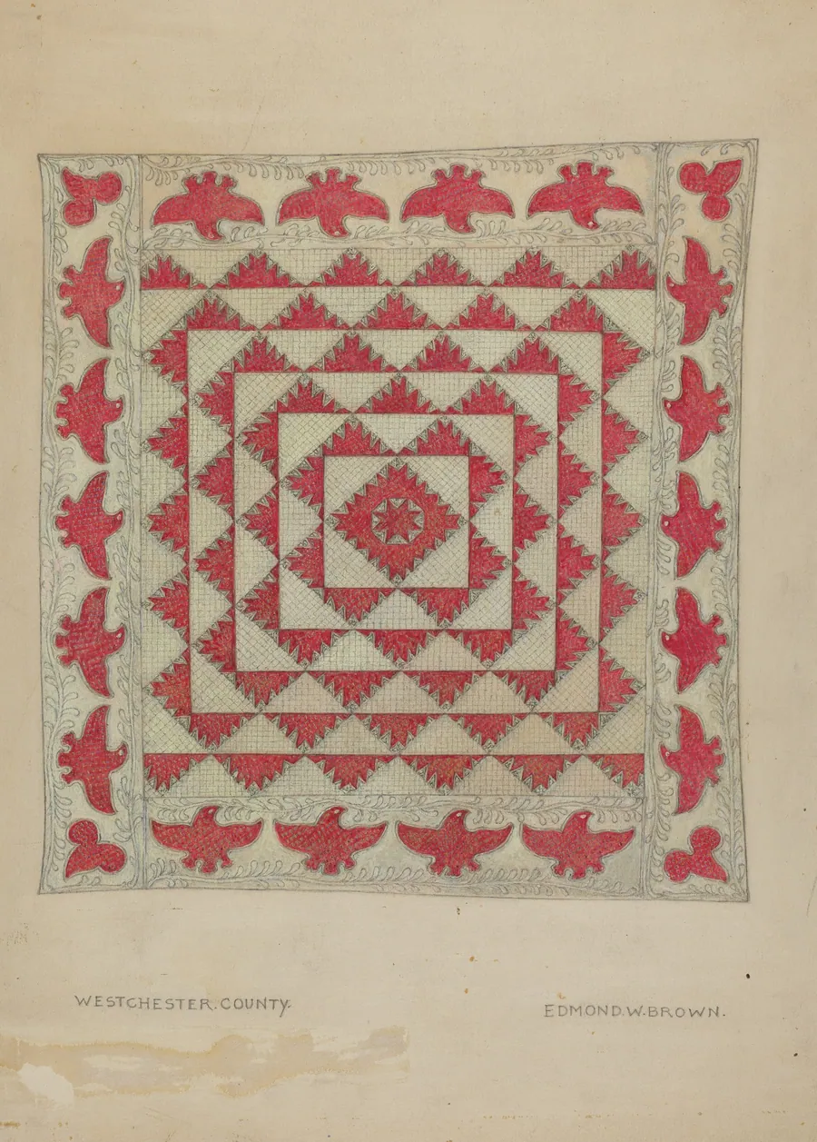 Patchwork Quilt by Edmond W. Brown