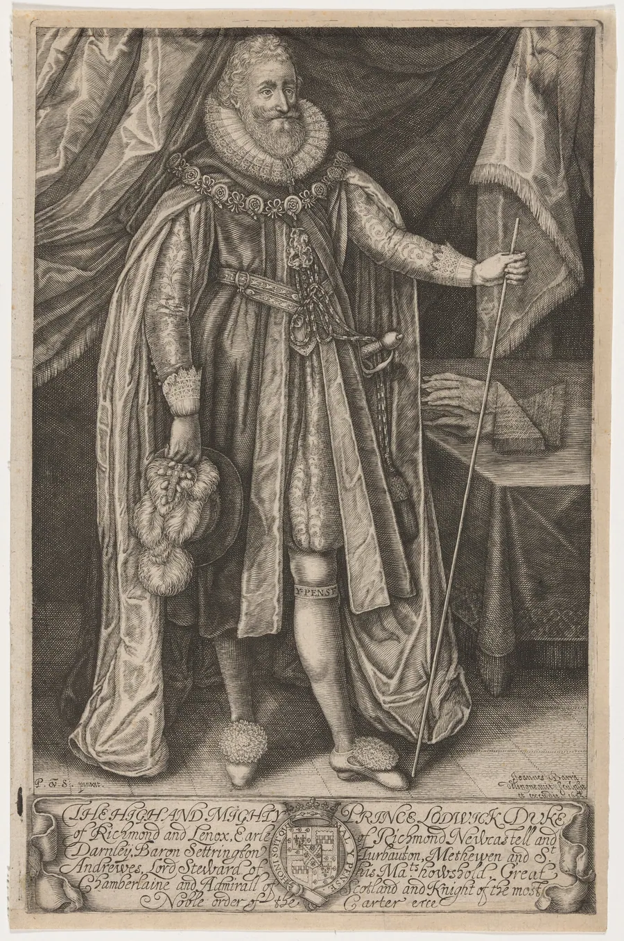 Lodovick Stuart, Duke of Richmond and Lennox by Johan Barra