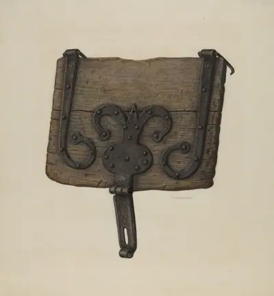Conestoga Wagon Tool Box Lid
