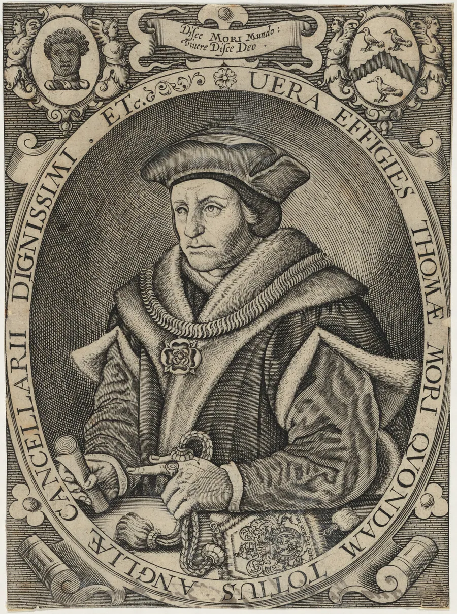 Sir Thomas More, Lord Chancellor by Renold Elstrack