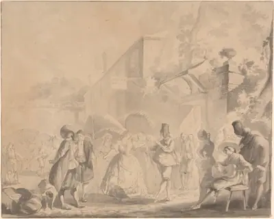 Dance in a Village Square
