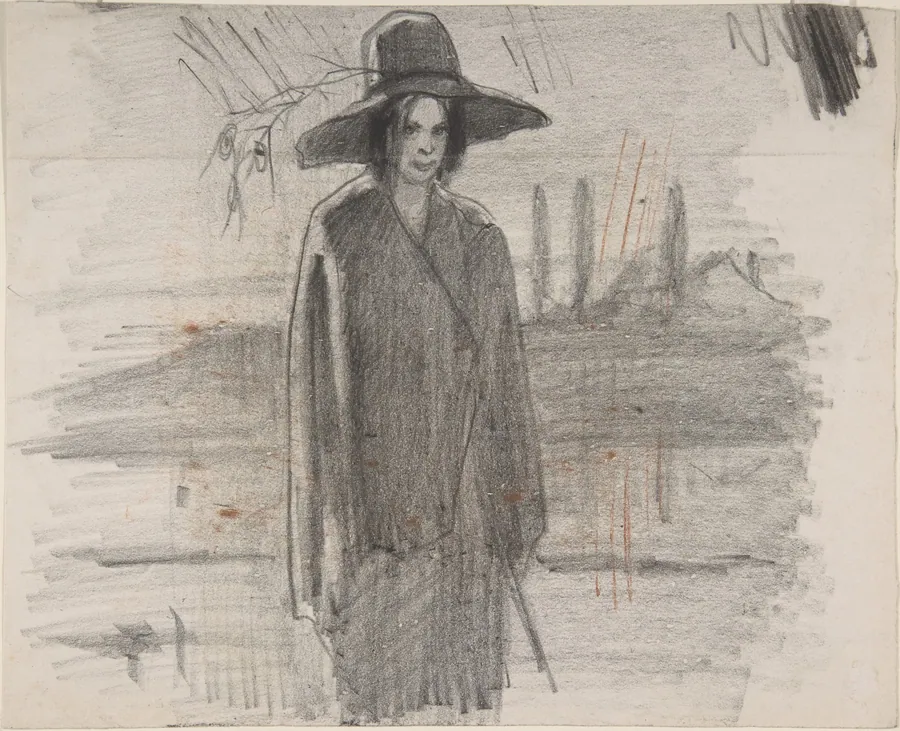 Shepherd by Félicien Rops