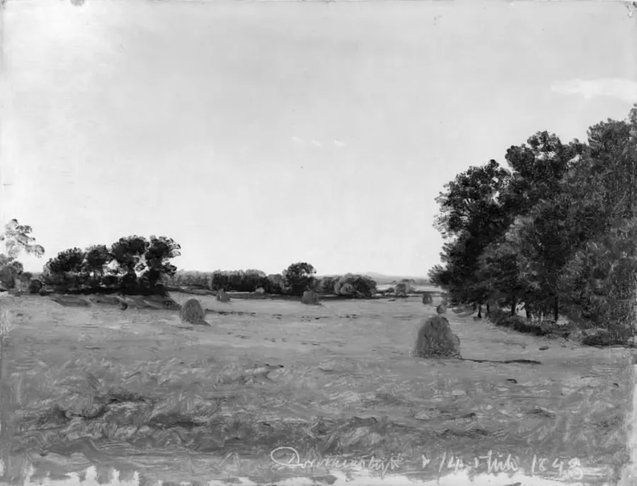Landskab ved Dortheaslyst by P.C. Skovgaard