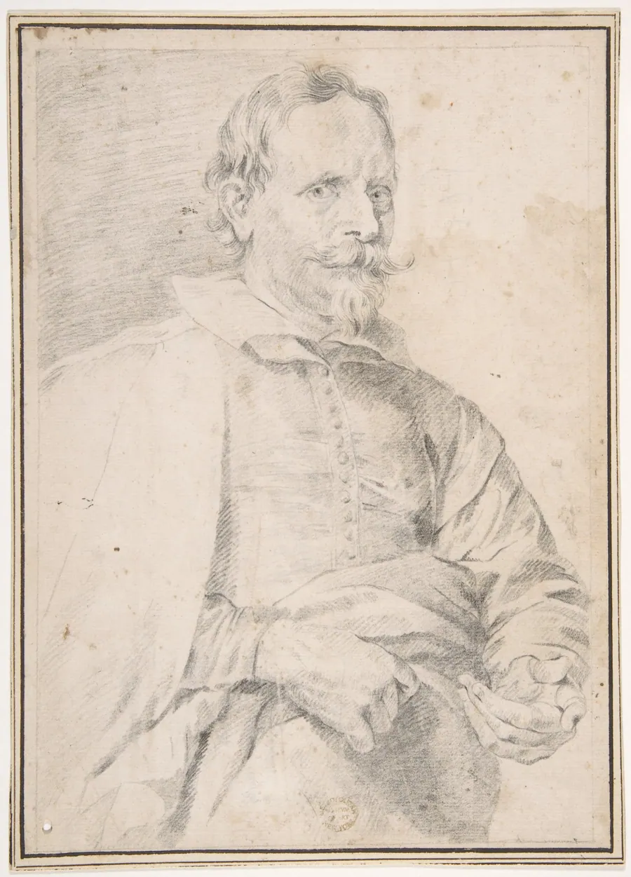 Portrait of Cornelis de Vos by Anonymous, Flemish, 17th century