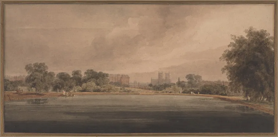 St. James' Park with a View of Westminster Abbey by Thomas Girtin