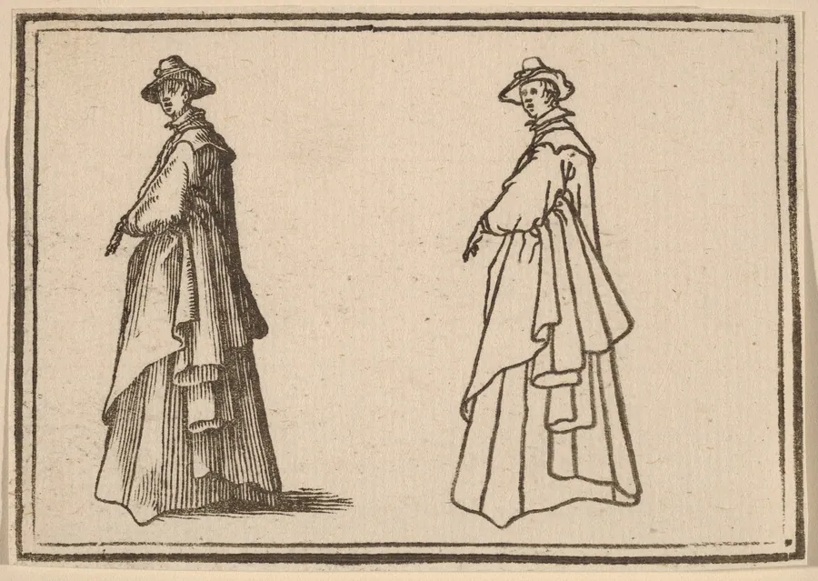Standing Woman in a Great Coat by Edouard Eckman