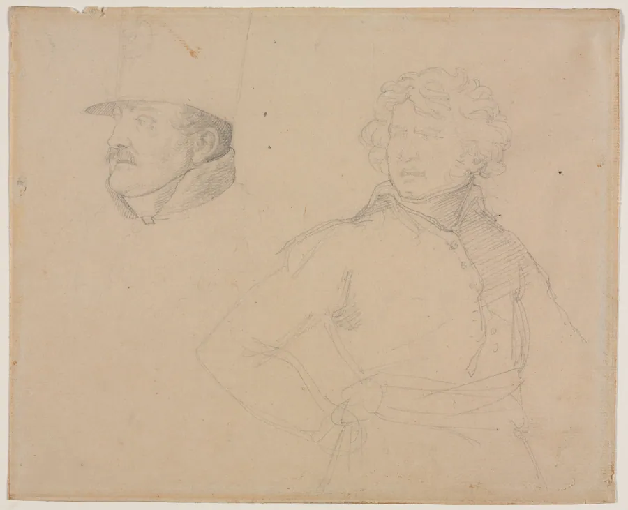 Study of Two Soldiers by Théodore Géricault