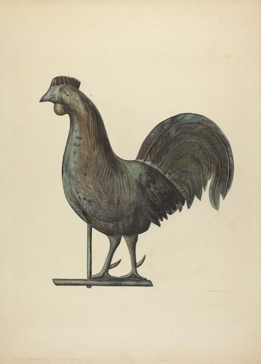 Weather Vane Finial by Mina Lowry