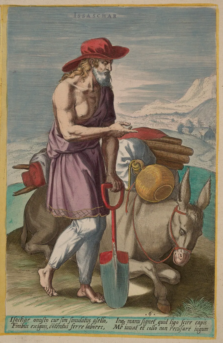 Issachar by Jan Sadeler I
