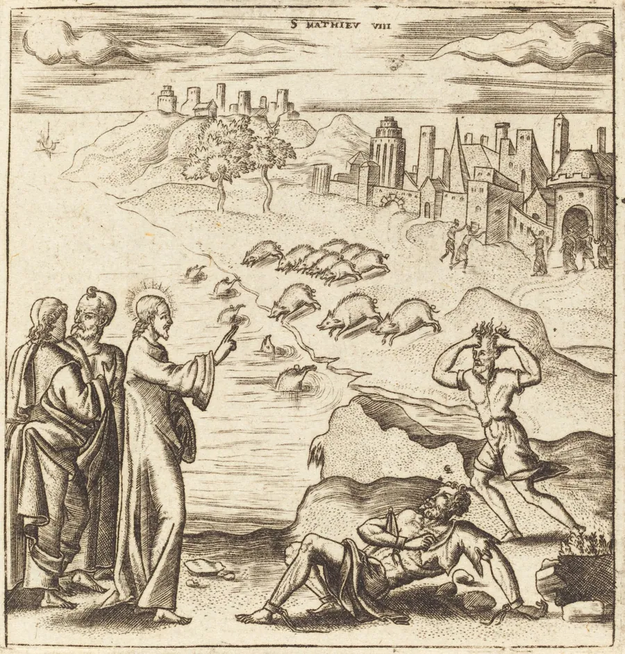 The Gadarene Demoniacs by Léonard Gaultier