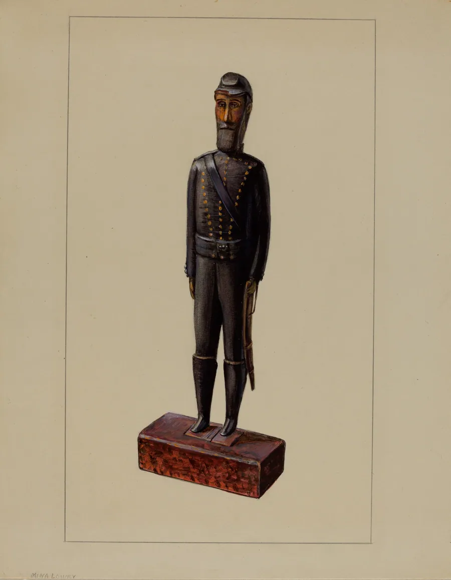 Civil War Soldier by Mina Lowry