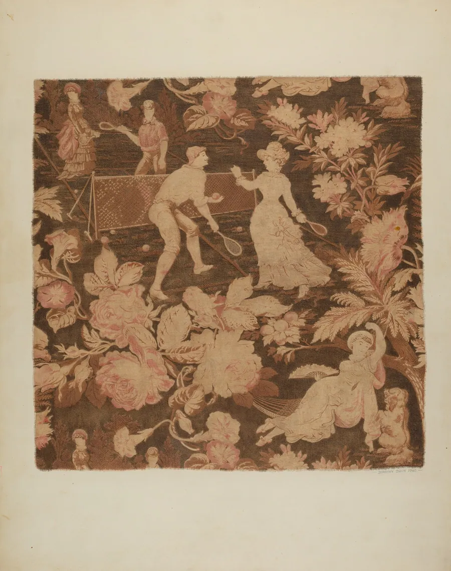 Printed Textile by Dorothy Dwin