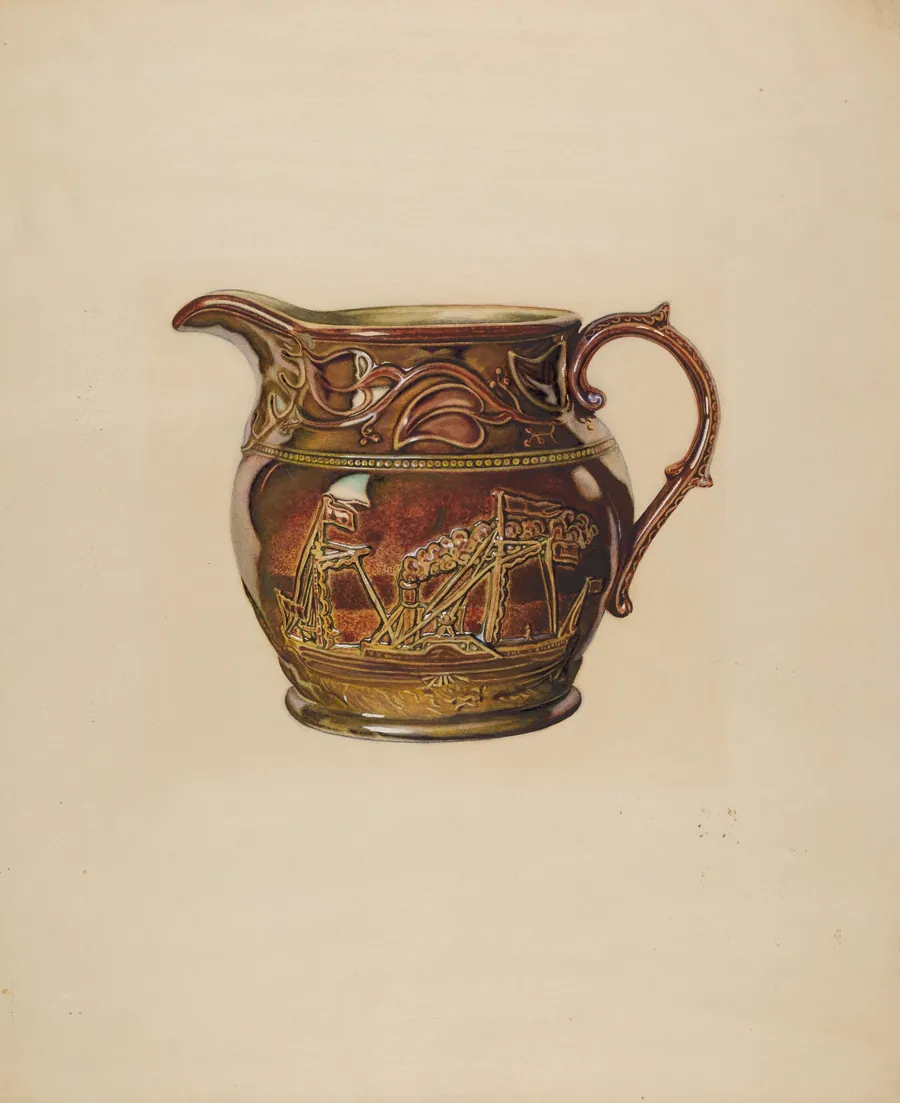 Ewer - Fulton Steamboat by George Yanosko