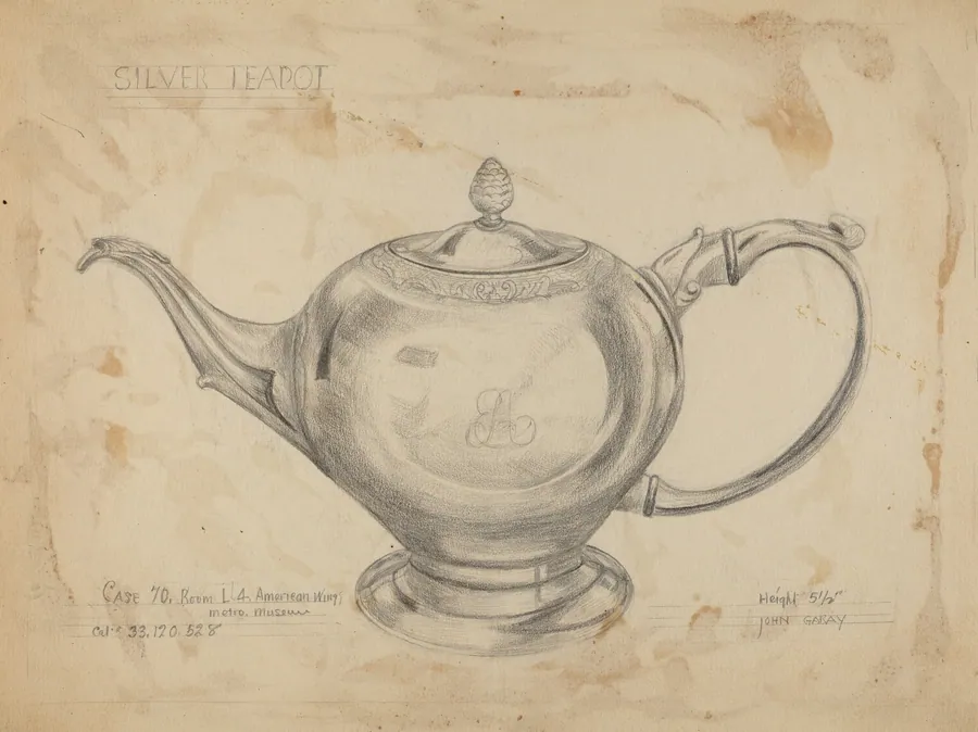 Silver Teapot by John Garay