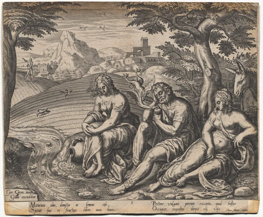 The Parable of the Sower and the Seed: The Seed Falling by the Way Side (after Gerard Van Groeningen, active Antwerp 1563-1573) by Gerard van Groeningen