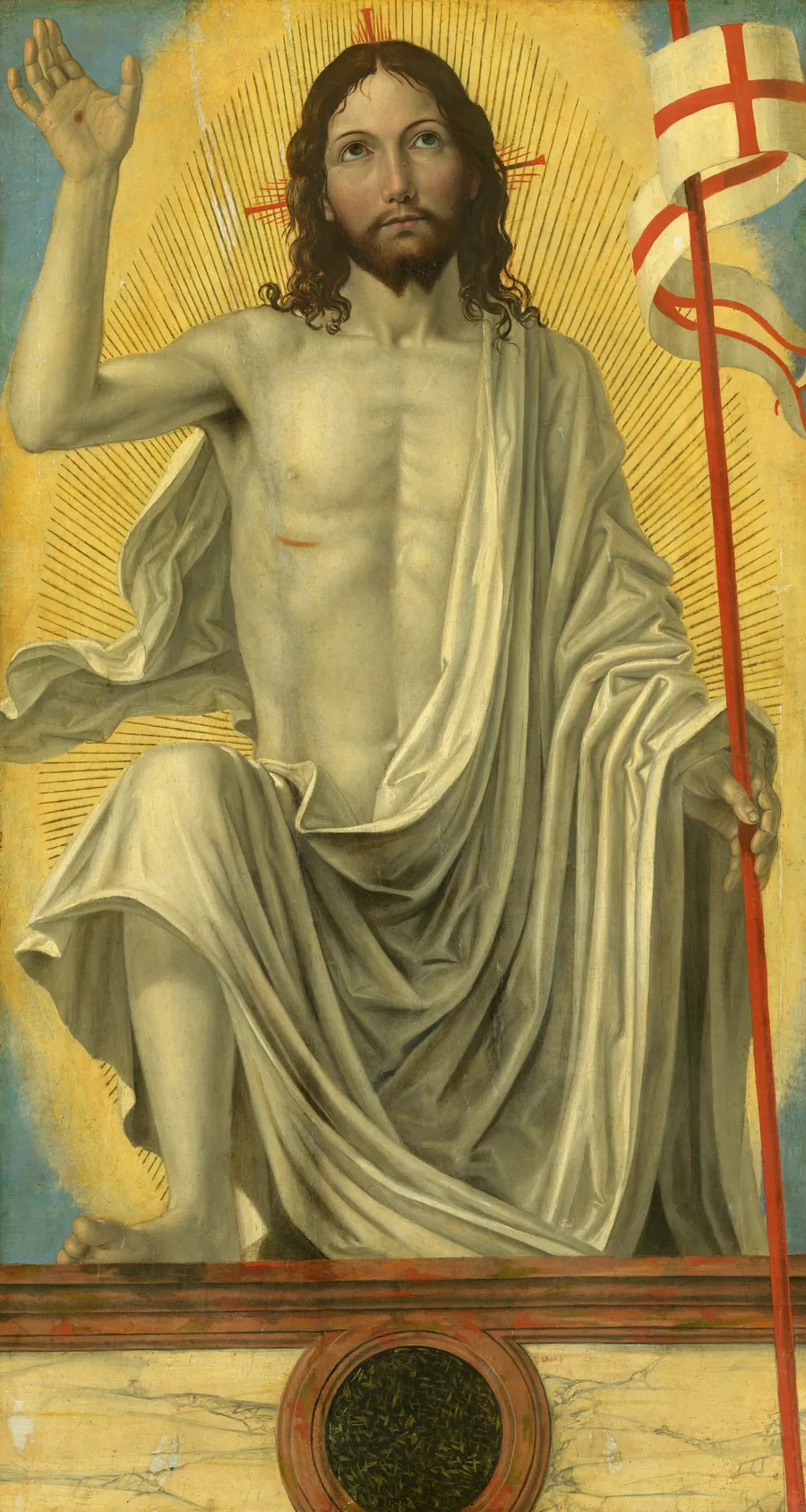 Christ Risen from the Tomb by Bergognone