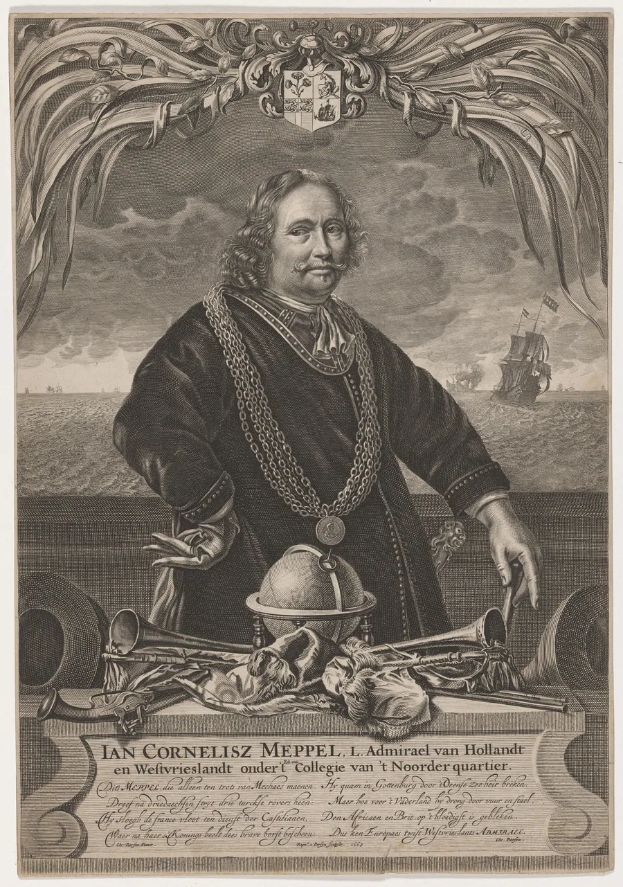 Admiral Jan Cornelius Meppel of Holland by Reinier van Persyn