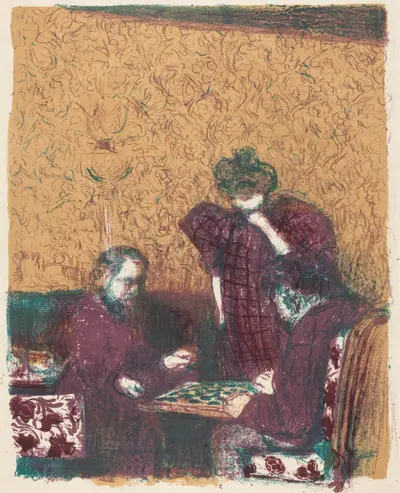 Game of Checkers (La partie de dames)