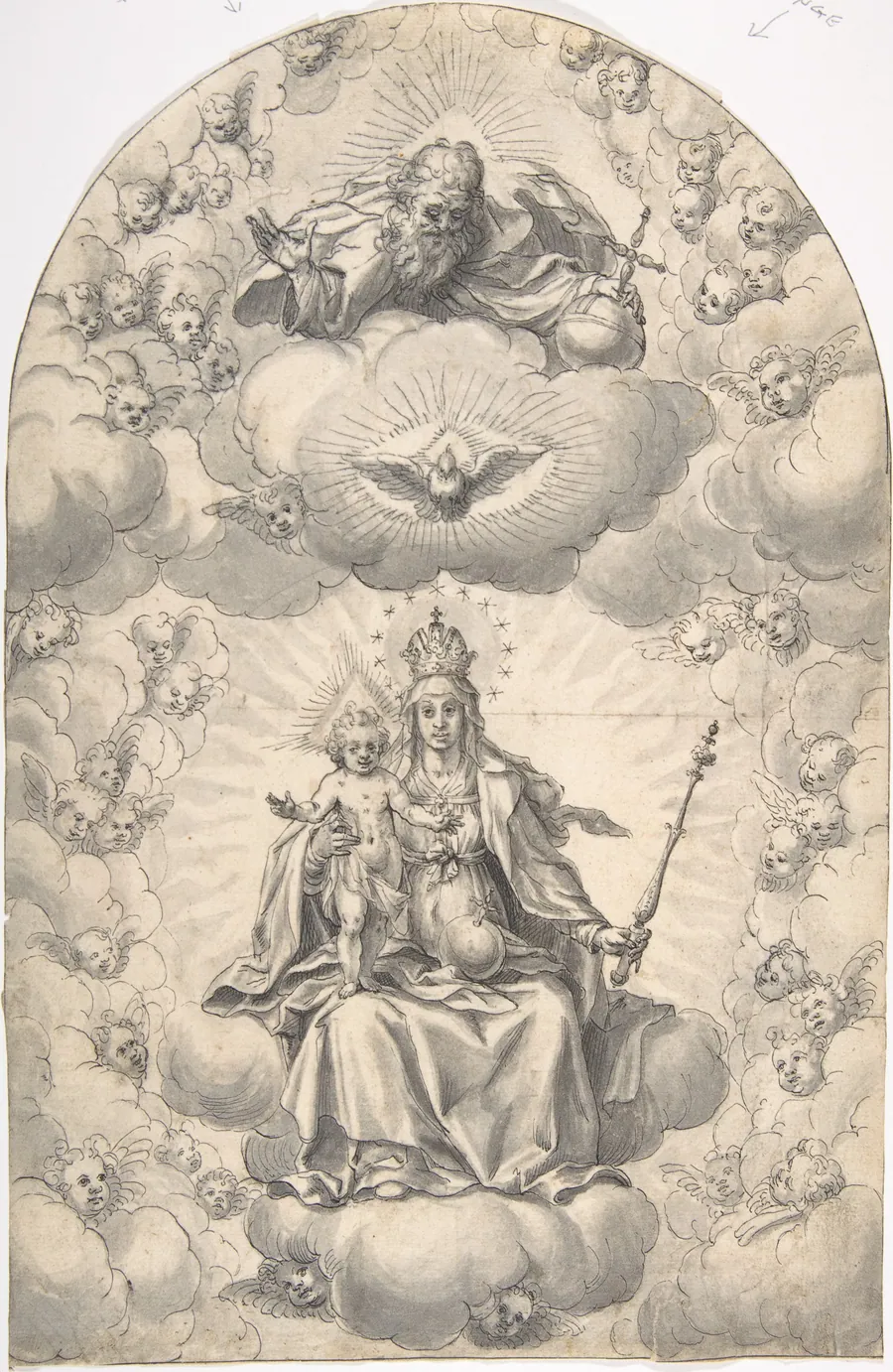 Madonna and Child Enthroned by Hans Werl