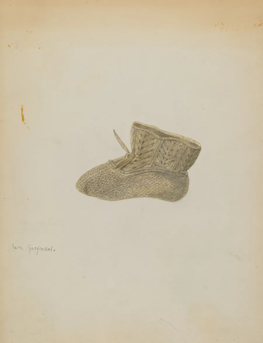 Infant's Booties by Sara Garfinkel