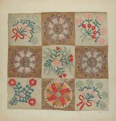 Applique and Patchwork Quilt