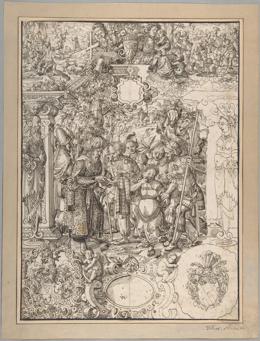 Joseph Sold by His Brothers into Egypt by Daniel Lindtmayer