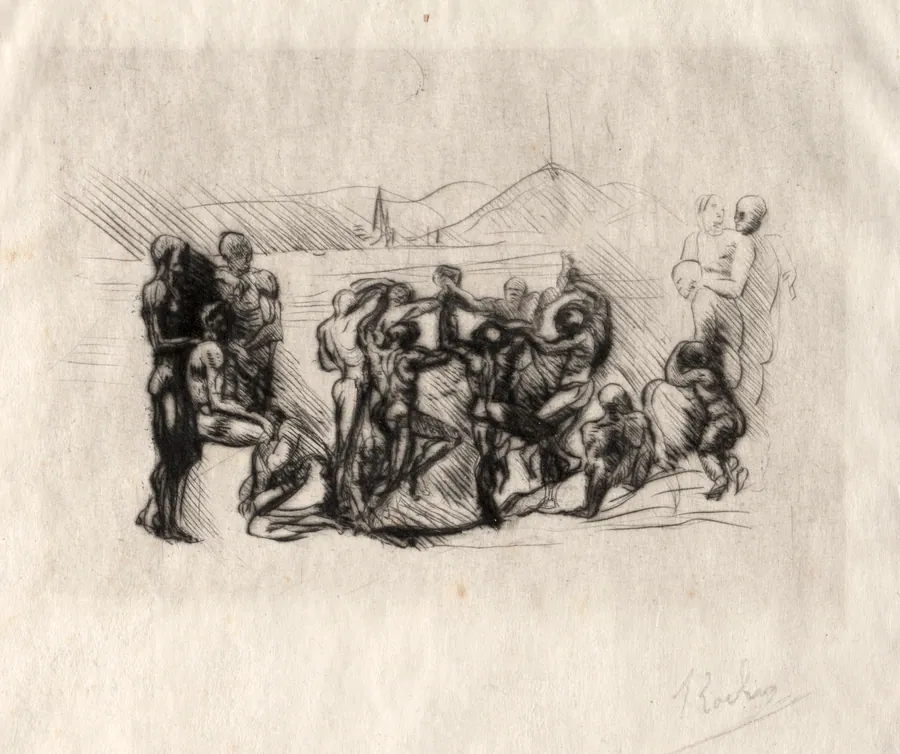 The Round by Auguste Rodin