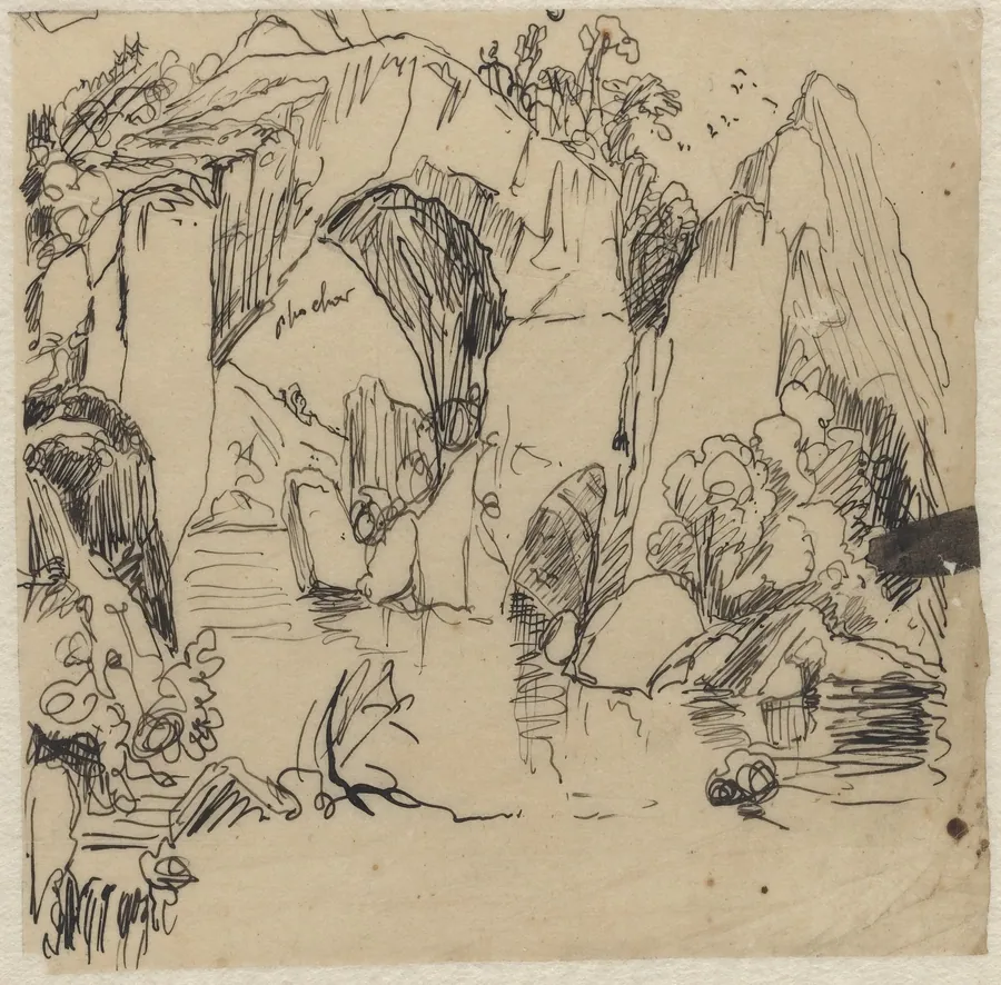 Landscape by Rodolphe Bresdin
