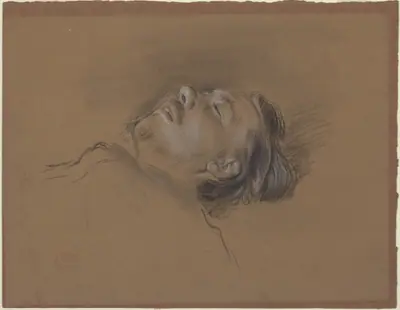 Head of the Fallen Jockey (study for "Scene from the Steeplechase: The Fallen Jockey")
