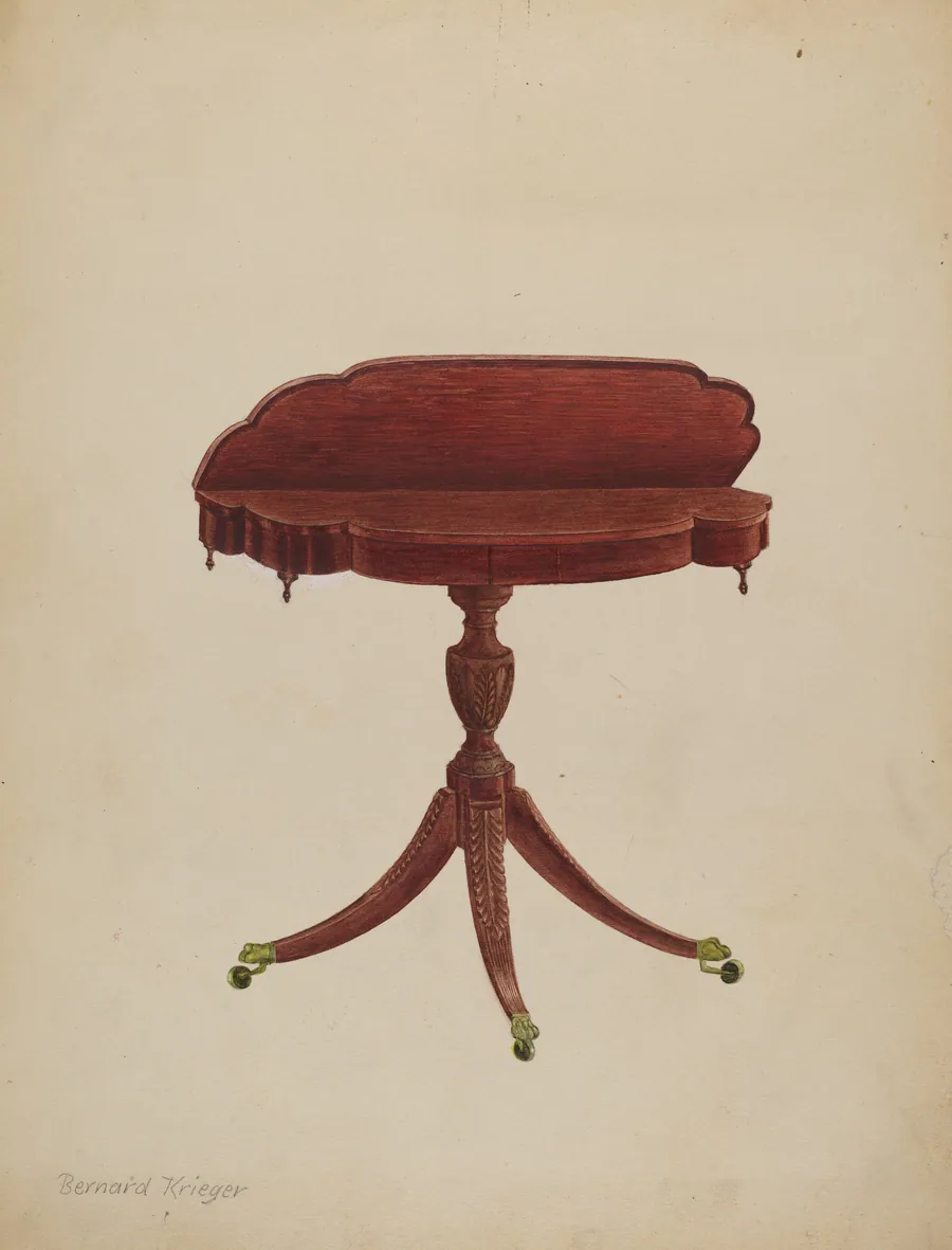 Table Pedestal by Bernard Krieger