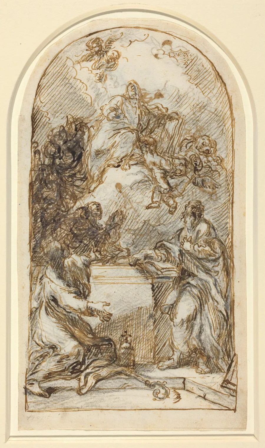 The Apotheosis of Saint Mark [recto and verso] by Pietro Roselli