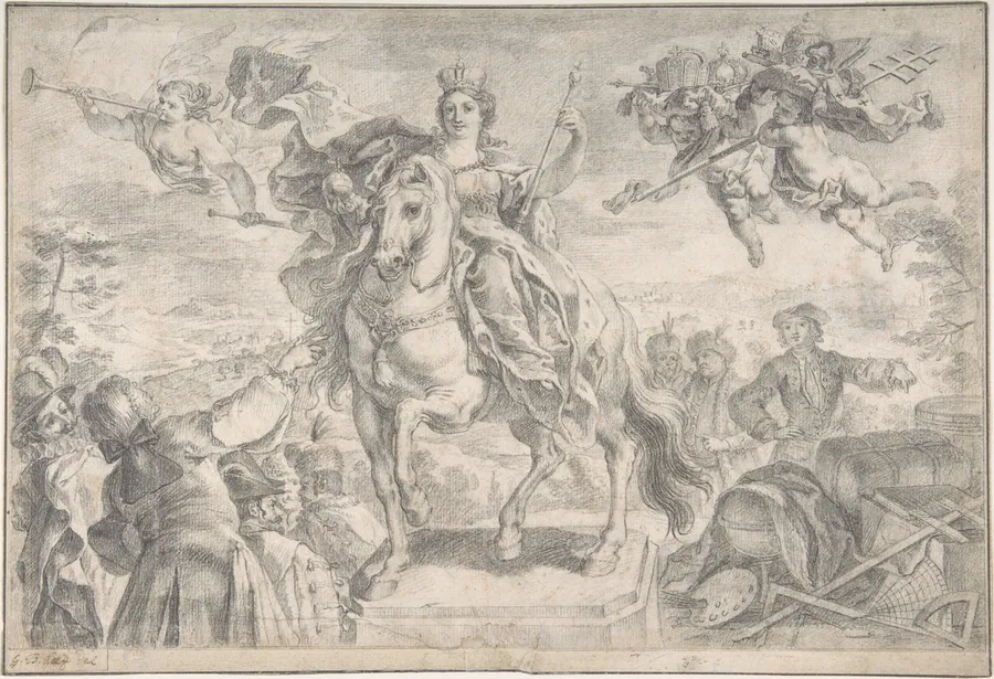 Allegory of Europe, from the Four Continents by Gottfried Bernhard Goetz