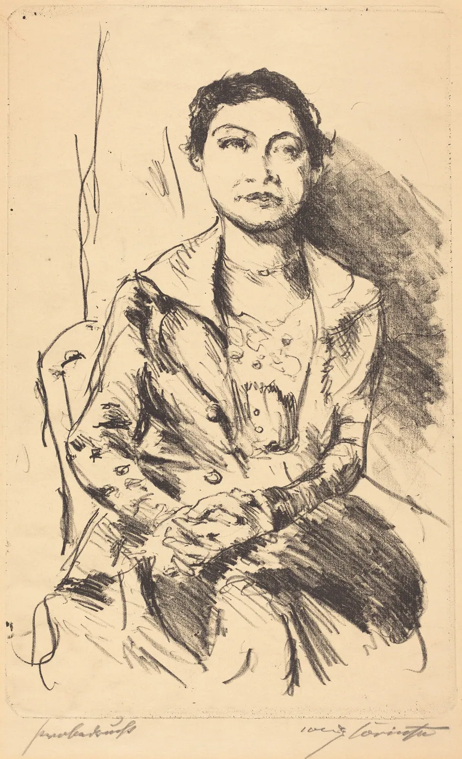 Anneliese Halbe by Lovis Corinth