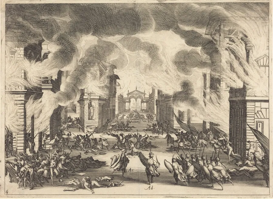 Il Solimano, Act V by Jacques Callot