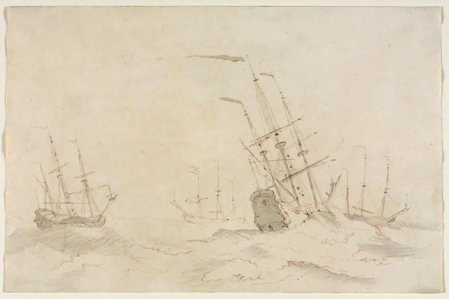 Ships by Ludolf Backhuysen