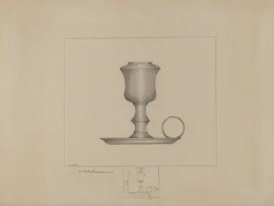 Pewter Lamp
