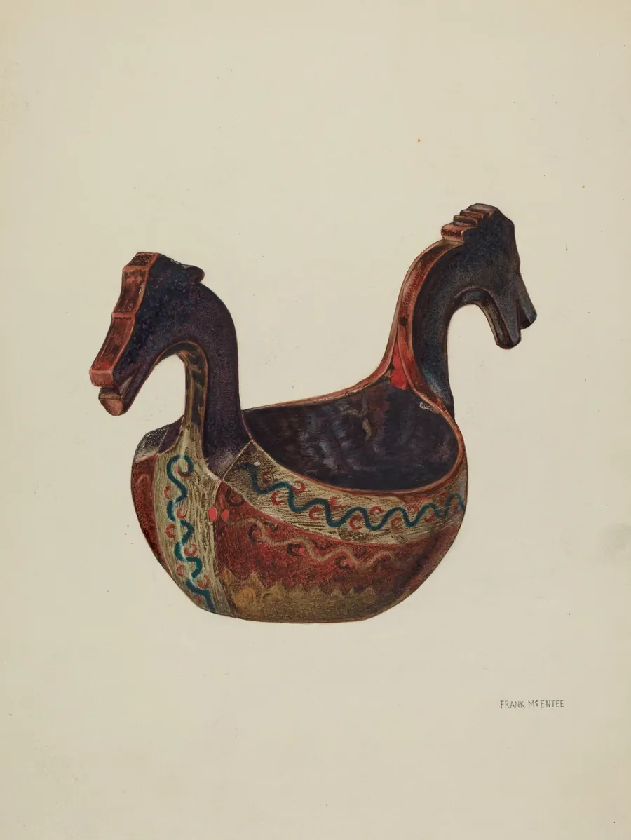 Drinking Vessel (Loving Cup) by Frank McEntee