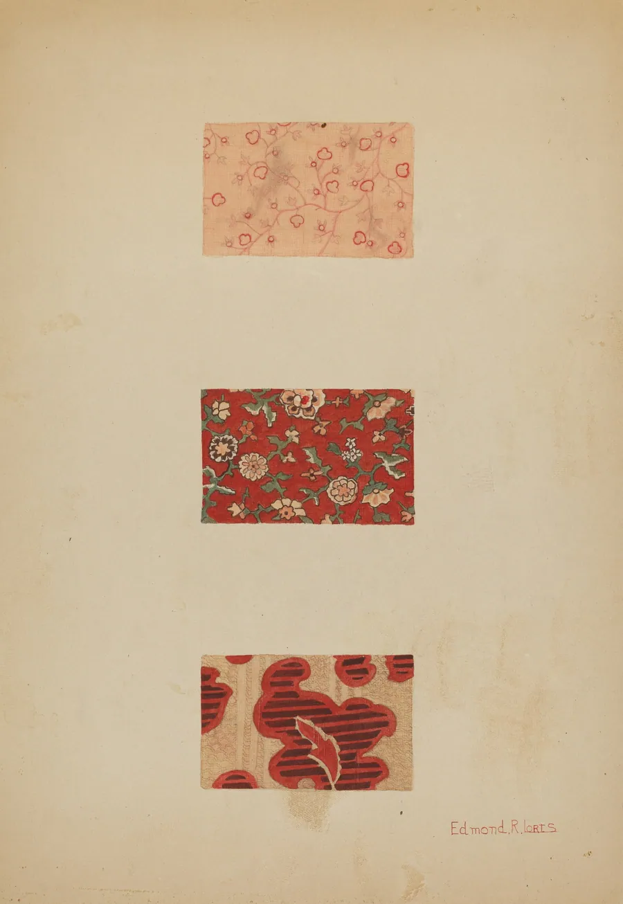 Textile Samples by Edmond Lorts