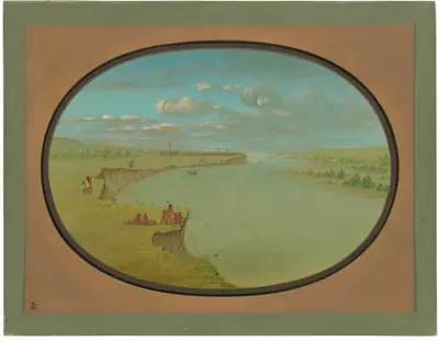 Mandan Village - A Distant View