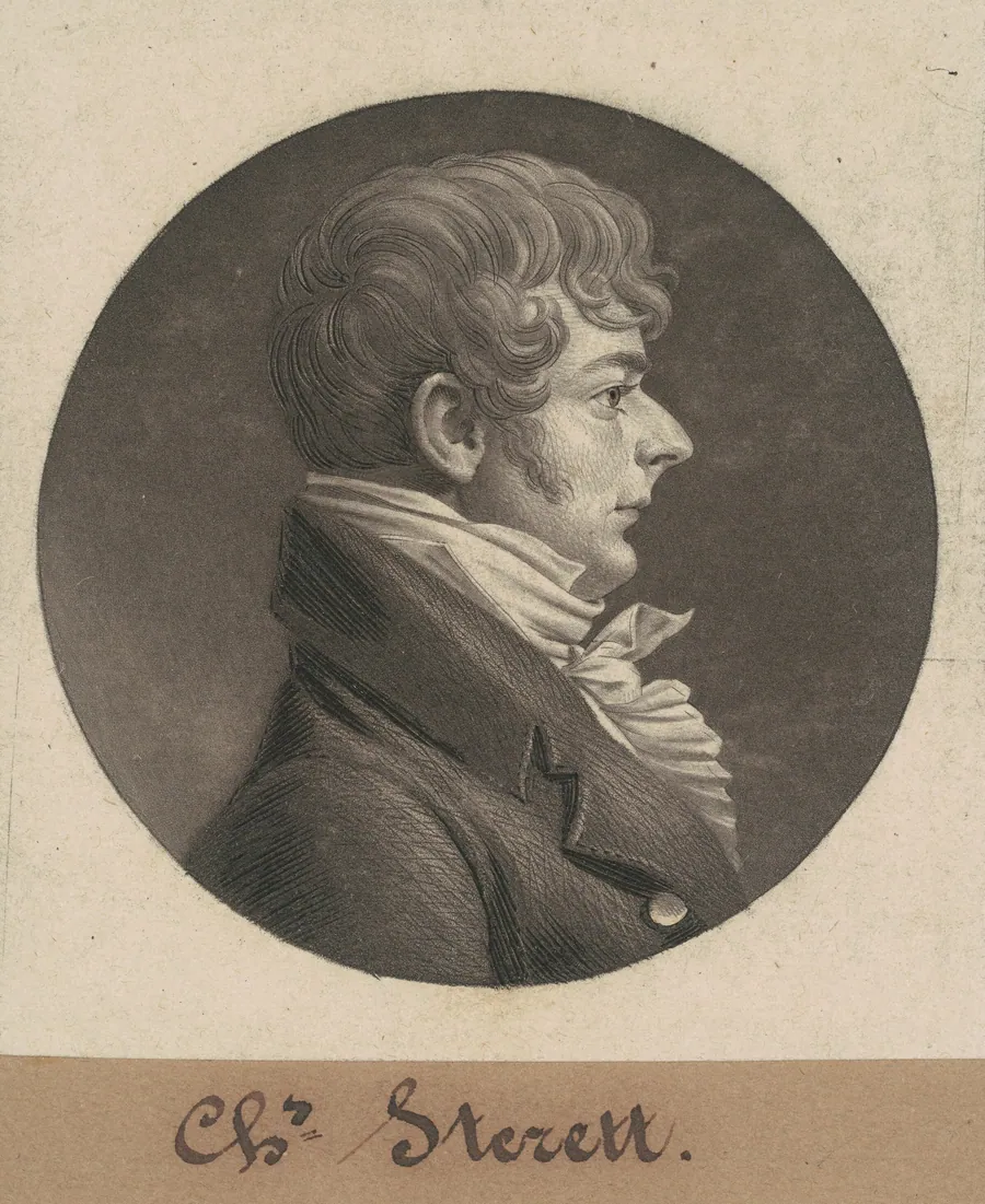 Charles Sterett by Charles B. J. Févret de Saint-Mémin