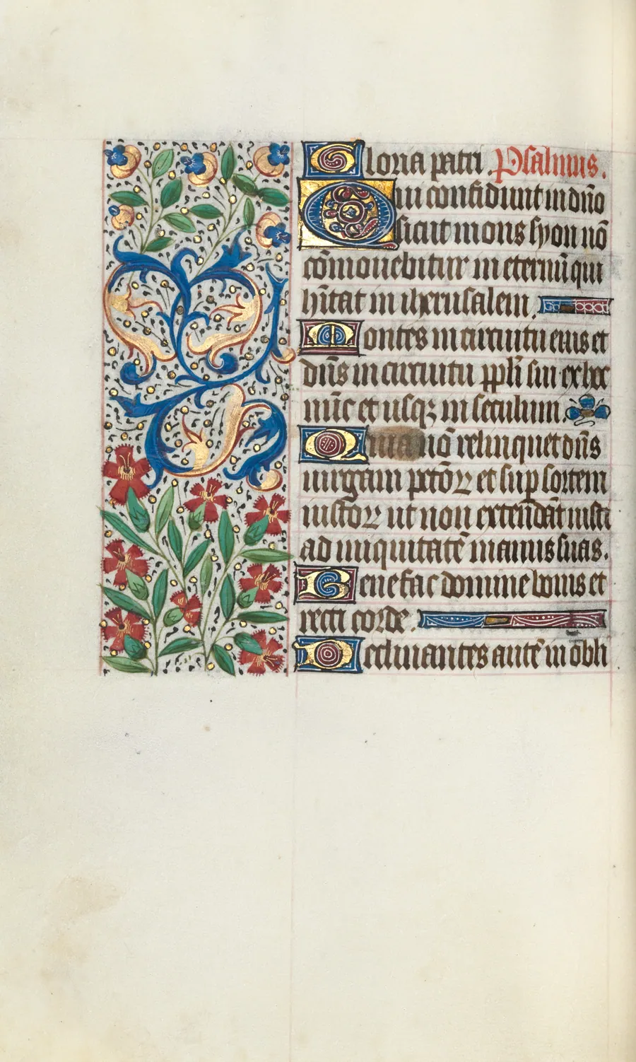Book of Hours (Use of Rouen): fol. 71v by Master of the Geneva Latini
