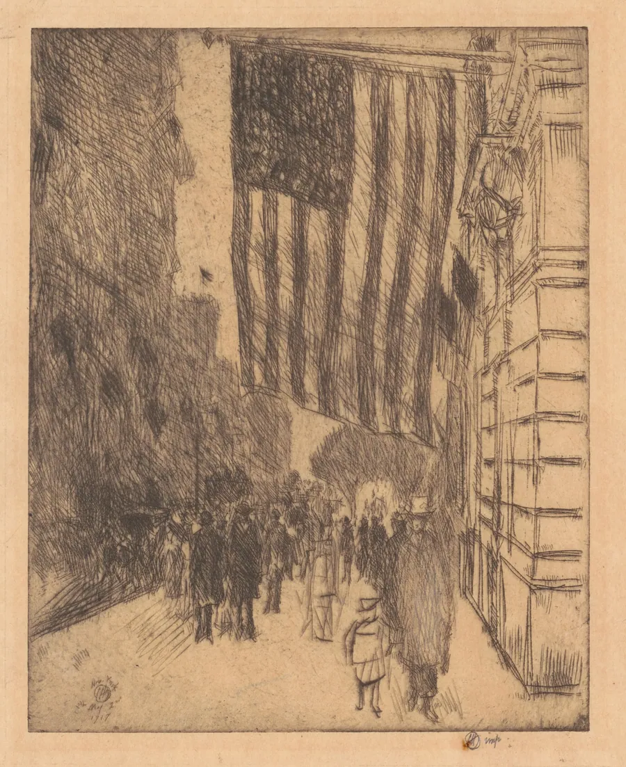 The Flag by Childe Hassam